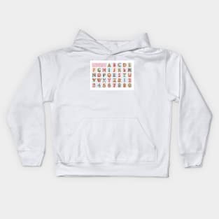 Children's Alphabet and Numbers Kids Hoodie